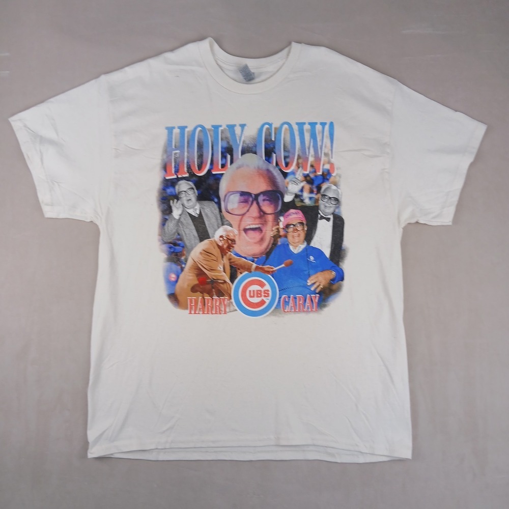 Harry Caray XL Mens T Shirt‎ Promo Benjamin Moore Painters Speckled White 23x30
